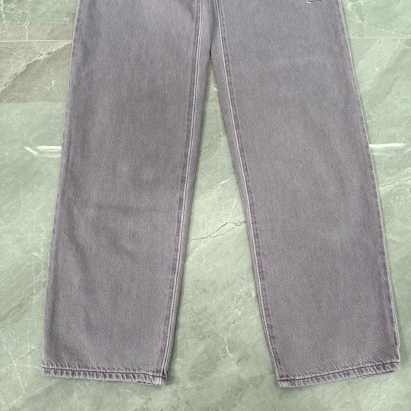 Women's Levi's Purple '94 Baggy Mid-Rise Straight Leg Jeans 100% Cotton 24 x 31 - Picture 4 of 16
